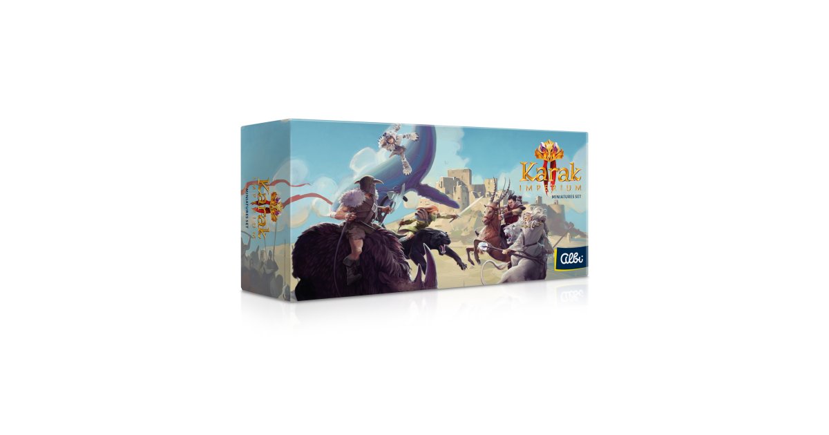 ALBI Karak 2 : Empire – Set De 7 Miniatures Plastique – Héros Et Personnages Promo – Extension Esthétique – Dès 8 Ans