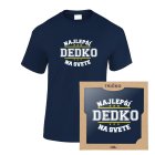 Tričko - Naj dedko NAVY