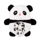Plyšový vankúš so 6 plyšákmi - Panda