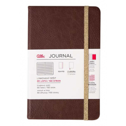 Stredný zápisník Journal - Hnedý