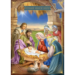 Svätá rodina a traja králi - Vianočné prianie