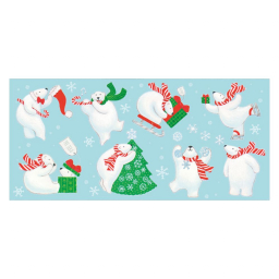 Vianočná obálka na peniaze - Ľadové medvede