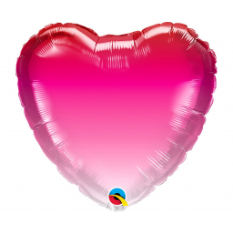 Fóliový balónik srdce – Ombré 46cm
