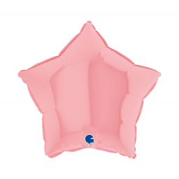 Fóliový balónik ružová hviezda 46cm