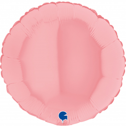 Fóliový balónik svetlo-ružový kruh 46cm