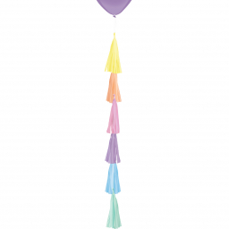 Chvost na balóniky strapce pastelový 70 cm