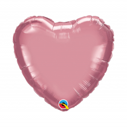 Balónik fóliový tmavo ružové srdce