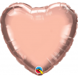 Balónik fóliový srdce rose gold