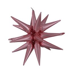 Fóliový balónik 3D hviezda - rose gold 76x88 cm