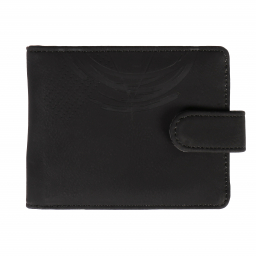 Peňaženka - Čierna na zapínanie