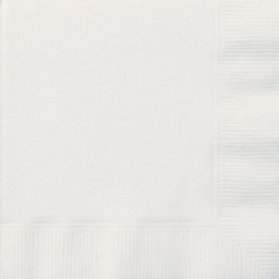 Papierové obrúsky - Biele 20 ks