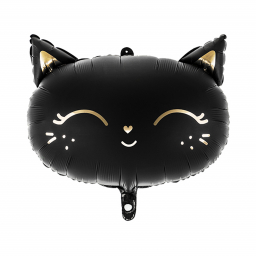 Balónik fóliový čierna mačka