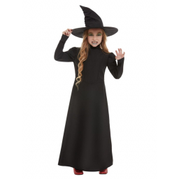 Kostým dievčenský Čarodejnica čierna veľ.M (7-9 rokov)