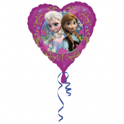 Balónik fóliový Frozen fialové srdce