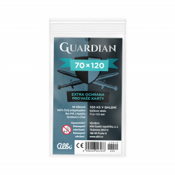 Obaly na karty Guardian pre karty 70 × 120 mm - 100 ks
