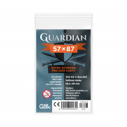 Obaly na karty Guardian pre karty 57 × 87 mm - 100 ks