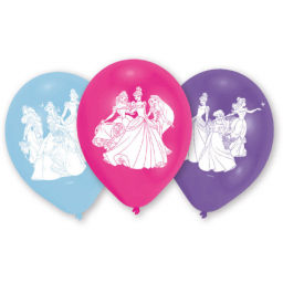 Balóniky latexové Disney princezné 6 ks