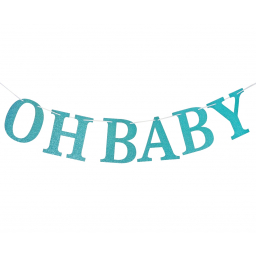 Banner Oh baby It´s a Boy modrý 3 m