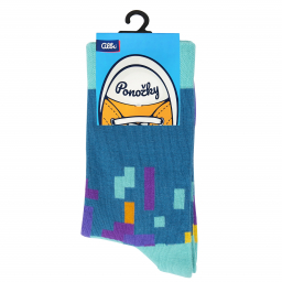 Farebné ponožky - Tetris