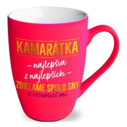 Zamatový hrnček Kamarátka najlepšia z najlepších