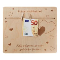 Svadobné prianie drevené