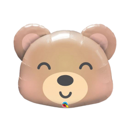 Balónik fóliový hlava medvedík