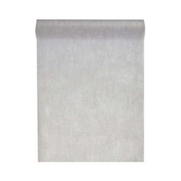 Šerpa stolová netkaná textília sivá 30cm x 10m