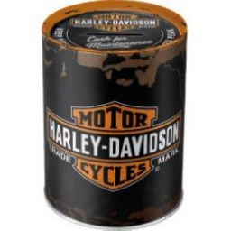 Plechová pokladnička - Harley Davidson