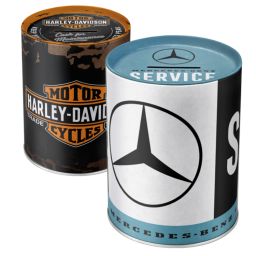 Plechové pokladničky pre motoristov