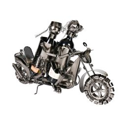 Stojan na fľašu - Motorkár 2 fľaše