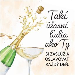 Magnetka s textom - Úžasný človek