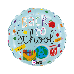 Fóliový balónik Back to school