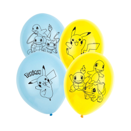 Balóniky latexové Pokemon 6 ks