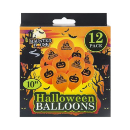 Latexové balóniky Halloween mix 12 ks
