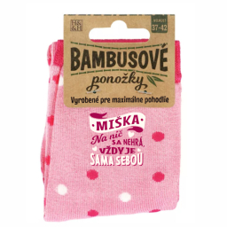 Bambusové ponožky - Miška