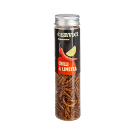 Chrumkavé červíky - Chilli a limetka