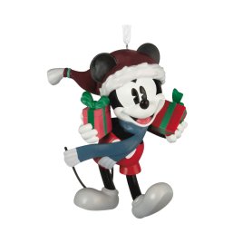 Vianočná ozdoba - Mickey Mouse s darčekmi