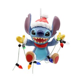 Vianočná ozdoba - Stitch s vianočnými svetielkami