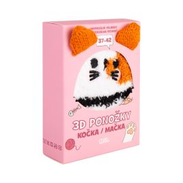 3D ponožky - Mačka