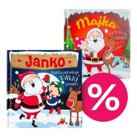 VÝPREDAJ - Vianočné knižky s menom (mierne poškodené)