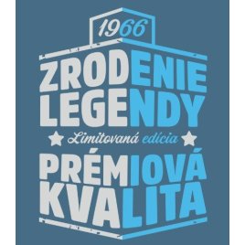 Pánske vtipné tričko - Zrodenie legendy 1966, veľkosť XL