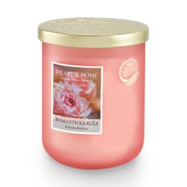 Romantická ruža - veľká sviečka