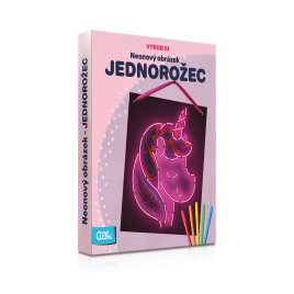 Vyrob si - Neonový obrázok: Jednorožec