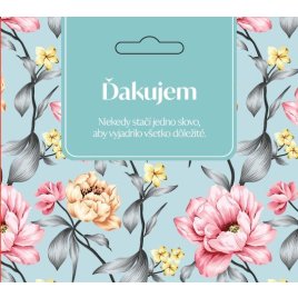Čaj s venovaním - Ďakujem
