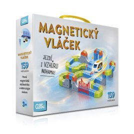Magnetická stavebnica – Elektrický vláčik 159 dielikov