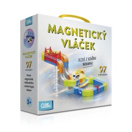 Magnetická stavebnica – Elektrický vláčik 97 dielikov