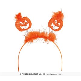 Strašidelná čelenka - Halloweenska tekvica