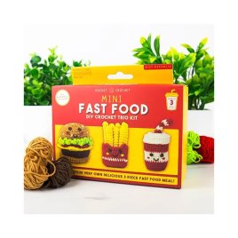 Mini háčkovacia súprava - Fast Food