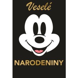Narodeninové prianie - Mickey Mouse