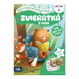 Karty a puzzle pre Hovoriaci tablík - Zvieratká z lesa: Kvído